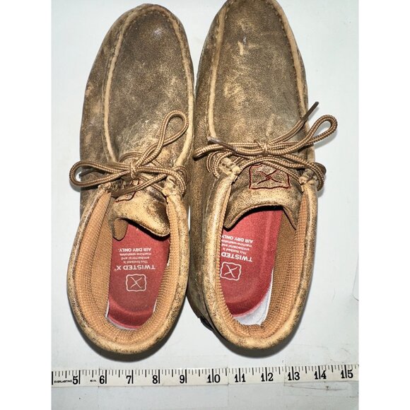 Twisted X Mens Brown Moccasin Shoes MDM0003 Leather Upper Size 8 - Picture 4 of 10